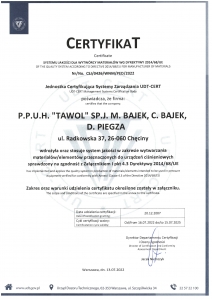 Cert. PED 2022-1